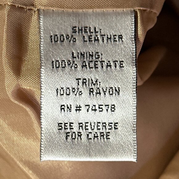 Cache Suede Pants with Hand Crochet Peekaboo Insert at Bottom Camel Tan Sz 2 - Picture 9 of 14